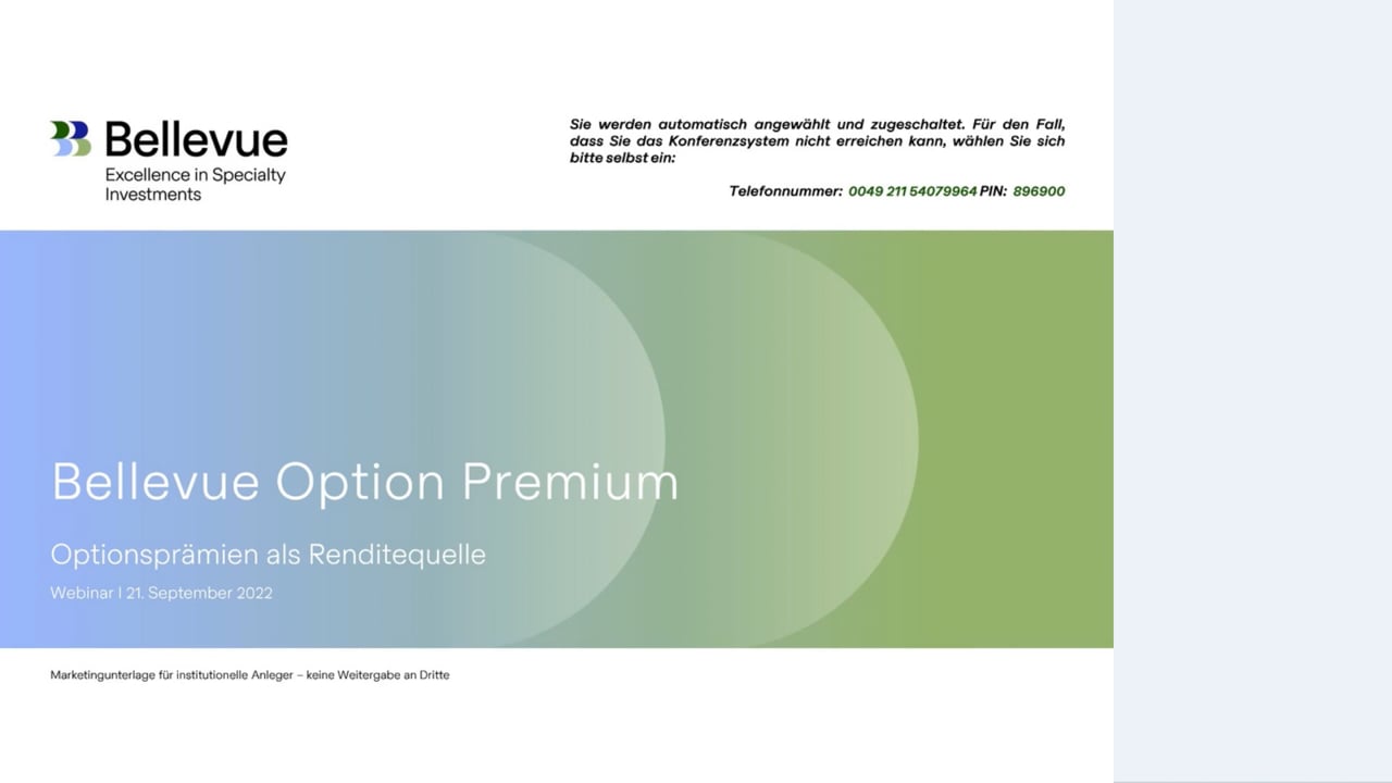 Webinar Bellevue Option Premium