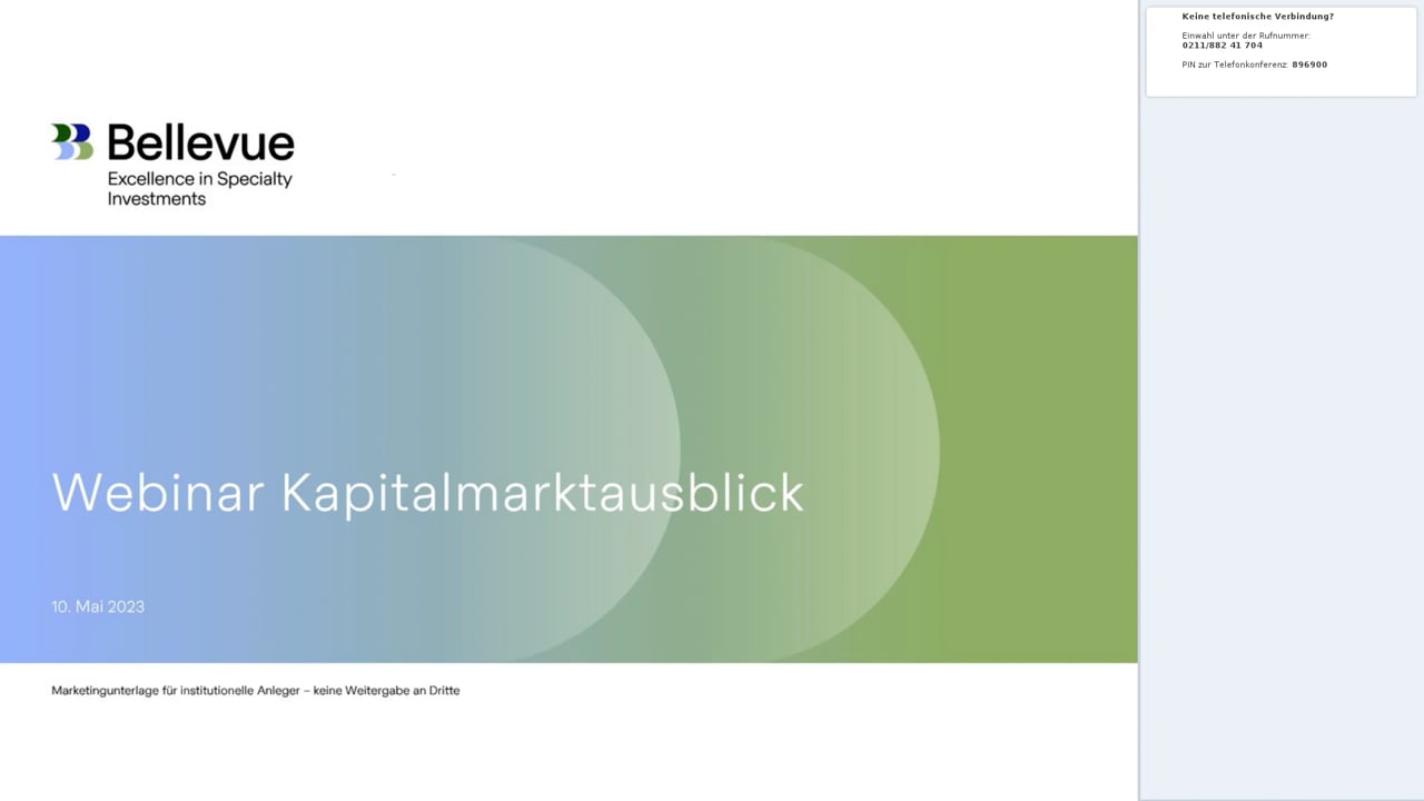 Webinar Kapitalmarktausblick